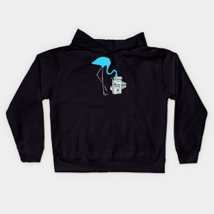 Blue Flamingo Kids Hoodie